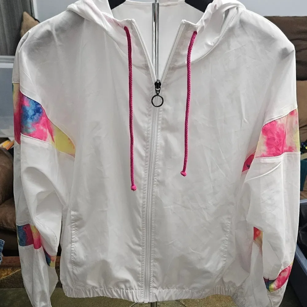 No Boundaries zip up hoodie windbreaker jacket